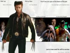 Wolverine: just a man and his will to survive